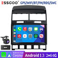 9" Android13 64G Autoradio DAB Carplay KAM Für VW TOUAREG 2003-10 GPS Nav BT SWC