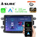 DAB+ 32G Android 13 Für Dacia Duster Sandero Lodgy Renault Autoradio Carplay GPS