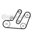 CONTINENTAL CTAM Keilrippenriemensatz 6PK1580K1 für AUDI SEAT A4 B8 8K2 Q5 8RB