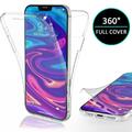 360 FULL COVER Für iPhone 16 15 14 11 12 13 Pro Max Handyhülle Schutz Clear Case