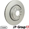 2x Bremsscheibe JP GROUP 1163201000 für VW GOLF 7 5G1 BQ1 BE1 BE2 PASSAT B6 3C2