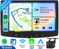 2DIN 10.1 Zoll 64GB Android 13 Autoradio mit Apple Carplay GPS NAVI WIFI DSP BT