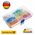 120Pcs Autosicherungen KFZ Mini Sicherungen Flachsicherung 11mm Sortiment 5-30A