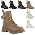 Damen Leicht Gefütterte Schnürstiefeletten Stiefeletten Schuhe 841356 Trendy Neu
