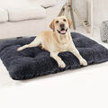 Flauschiges Hundebett Grosse Hunde 70 - 140cm Hundebett waschbar Dunkelgrau