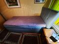 Boxspringbett 90x200 cm mit Matratze und Topper Silber