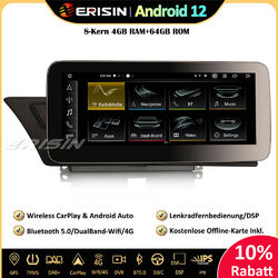 10.25" 8-Core Android 12 Autoradio GPS DAB+ CarPlay Wifi Für Audi A4 A5 B8 S4 S54GB+64GB√Android Auto√Canbus√BT5.0√TPMS√DVR√4G√DSP√SWC√