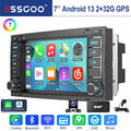 DAB+ Autoradio Android 13 2+32G Carplay GPS Nav +KAM Für W Touareg T5 Multivan V