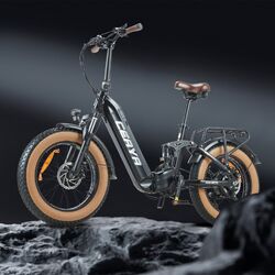 E-Bike 20 Zoll Mountainbike 500W Moped Elektrofahrrad Klapprad Ebike Citybike