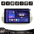 DAB+ 9" GPS Navi Autoradio Android 12 DSP für Fiat 500 2007-2015 4G+32G carplay