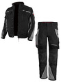 SET Arbeitshose Arbeitsjacke Grizzlyskin  Hose Jacke Schwarz- Grau