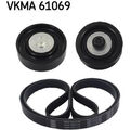 SKF VKMA 61069 Keilrippenriemensatz für TOYOTA YARIS P1