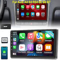 DAB+ Carplay Autoradio Android 13 4+64GB GPS Für Audi A4 2000-08 S4 8E 8H B6 B7