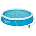 Bestway Fast Set™ Pool Outdoor aufblasbar mit Filterpumpe rund 366 x 76 cm