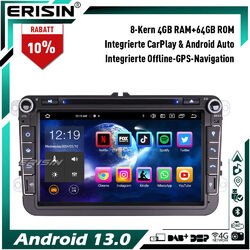 8-Kern Android 13 CD Autoradio GPS Navi Für VW Golf 5/6 Passat Tiguan Seat 64GB