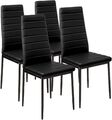 Küchenstuhl Schminkstuhl Esszimmerstühle 2/4er Set Polsterstuhl Kunstleder Stuhl