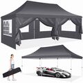 Pavillon Partyzelt 3x3m 3x6m Festzelt Faltpavillon Gartenzelt Pop Up Wasserdicht