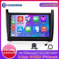 8Core 6+128GB Android 13 Autoradio Carplay GPS NAVI Für VW Polo 6R 6C 9N 2008-15