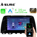 2+32G 9" Android 13 Autoradio CarPlay GPS Navi RDS BT WiFi Für Mazda 6 2013-2015