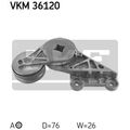 ORIGINAL® Skf Spannrolle, Keilrippenriemen Links für Renault Laguna I Laguna I