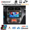 +Kam Autoradio 2+64G Für Fiat Grande Punto/Linea 07-12 Android14 GPS Nav Carplay