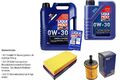 INSPEKTIONSKIT FILTER LIQUI MOLY ÖL 6L 0W-30 für VW Golf IV 1J1 2.3 V5 2.8 V6