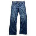 Levis Jeans Hose W33 L30 Blau Stretch Schrittlänge 77 cm Dunkle Waschung