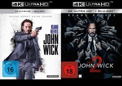 John Wick 1+2 Set - 4K Ultra HD Blu-ray # 2-UHD+2-BLU-RAY-NEU