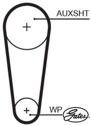 Gates 5683XS Zahnriemen Steuerriemen 