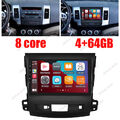 4+64GB Für Mitsubishi Outlander II 2005-2011 Android 13 Autoradio Carplay GPS