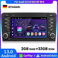 Für Audi A3 S3 RS3 8P 8PA Carplay Android13 Autoradio GPS Navi RDS WIFI USB DAB+