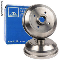 2x ATE Bremstrommel Trommeln Trommelbremse Hinten 24.0220-3729.2