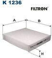 FILTRON K1236 Filter für Innenraumluft Innenraumfilter Filter Innenraum 