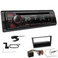 Kenwood Autoradio Spotify DAB Bluetooth Einbauset für Opel Agila 2000-2007