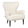 B-Ware SVITA ARTHUR Ohrensessel Sessel Relaxsessel Modern Gepolstert Stoff Creme