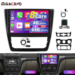 DAB+ 4+64GB Für Skoda Yeti 5L 2009-2018 Autoradio Android 13 Carplay GPS Kamera