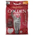 2x14 kg Golden Grey Klumpstreu Katzenstreu Babypuderduft Granulat Katzen rot