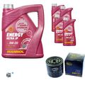 SCT Germany Inspektionspaket MANNOL Energy Ultra JP 5W-20 9L für Mitsubishi 2.0