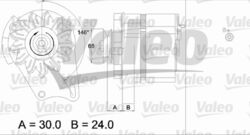 Lichtmaschine Generator Lima VALEO RE-GEN AT 437370 +71.40€ Pfand für FIAT 600