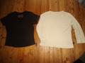 Sweat Shirt T-Shirt Gr. M 40 beige braun