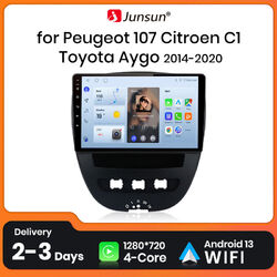 Für Toyota Aygo Peugeot 107 Citroen C1 Carplay Autoradio GPS Nav DAB+ Android 13