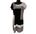 BODYFLIRT M Farbe Block Jersey Kleid mit verzierten Pailletten Party Anlass