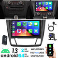 2+64G 9" Android13 DAB Autoradio Carplay GPS für BMW 1er E81 E82 E87 E88 2008-12