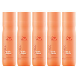 WELLA INVIGO NUTRI-ENRICH Deep Nourishing nährendes Shampoo 5x 250 ml