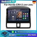 Android 13.0 Autoradio Für Honda CR-V II CRV 2 RD 2000-2006 GPS Navi WIFI 4+64GB