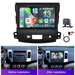 4+64GB Autoradio Für Mitsubishi Outlander xl 2 2005-2011 GPS Navi Android 13 DAB