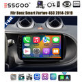 64G DAB+ Android 13 Kam Für Benz Smart Fortwo 453 Autoradio GPS Nav WIFI CarPlay