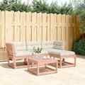 Rantry 4-TLG. Garten--Set mit Kissen Gartensofa Gartenmöbel Set Loungemöbel J5U5