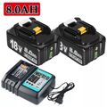 2x Für BL1860 Ersatzakku Makita 18V 8000mAh LXT BL1850 BL1830 / Ladegerät Neu DE