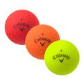 50 BUNTE CALLAWAY SUPERSOFT GOLFBÄLLE - GRADE B - LAKEBALLS